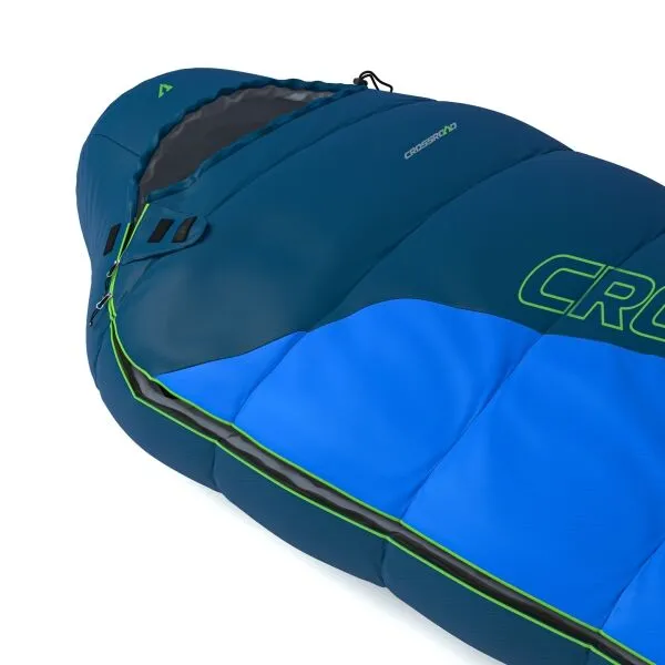 Crossroad GORDON 200 Spací vak, tmavo modrá, veľkosť 200 cm - ľavy zips