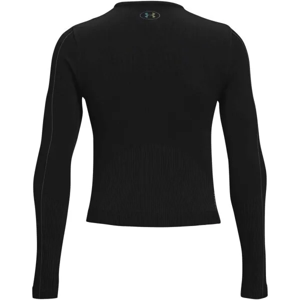 Under Armour RUSH SEAMLESS Dámske tričko s dlhým rukávom, čierna, veľkosť L