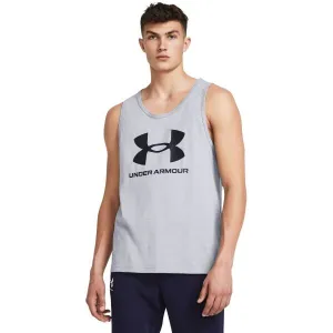 Under Armour SPORTSTYLE Pánske tielko, sivá, veľkosť S