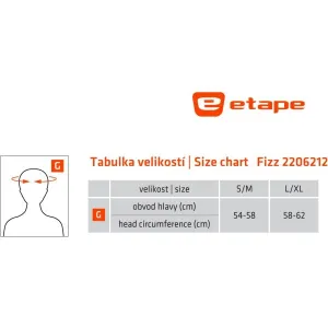 Etape FIZZ Čiapka, čierna, veľkosť