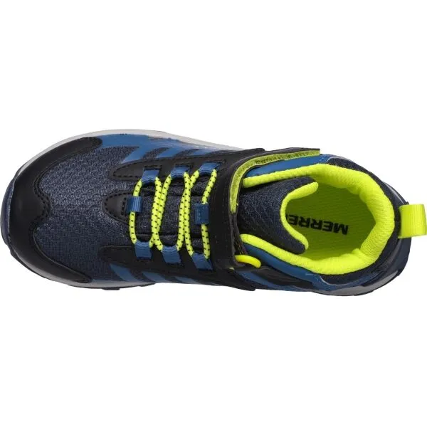 Merrell MOAB SPEED 2 MID A/C WTRPF Detská outdoorová obuv, tmavo modrá, veľkosť 32
