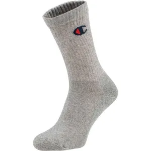 Champion 3PK CREW SOCKS Unisexové ponožky, čierna, veľkosť 35-38