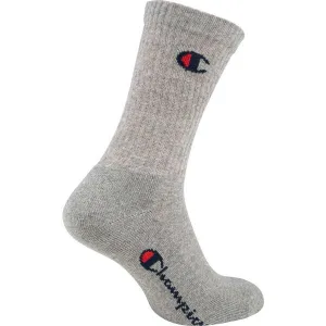 Champion 3PK CREW SOCKS Unisexové ponožky, čierna, veľkosť 35-38