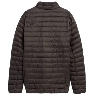 4F DOWN JACKET Pánska bunda, hnedá, veľkosť
