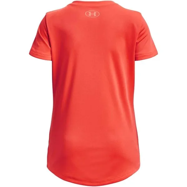 Under Armour TECH SOLID PRINT FILL BL SSC Dievčenské tričko, oranžová, veľkosť L