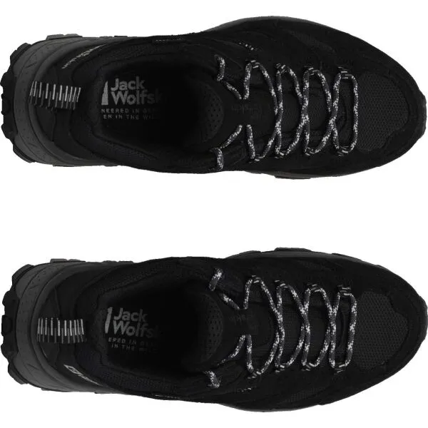 Jack Wolfskin VOJO TOUR TEXAPORE LOW M Pánska treková obuv, čierna, veľkosť