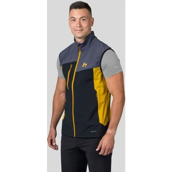 Hannah CARSTEN VEST Pánska softshellová vesta, čierna, veľkosť
