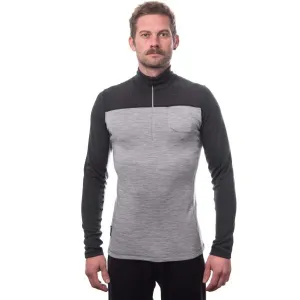 Sensor MERINO BOLD Pánske termo tričko, sivá, veľkosť XXL