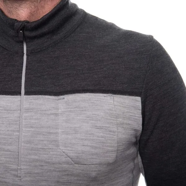 Sensor MERINO BOLD Pánske termo tričko, sivá, veľkosť XXL