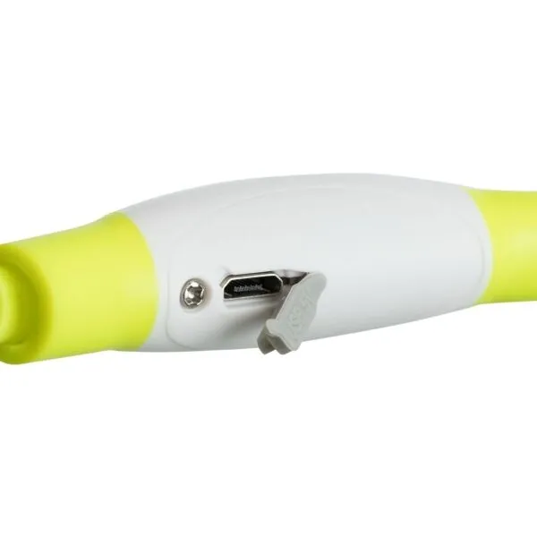 TRIXIE FLASH LIGHT RING USB S-M Svietiaci obojok, zelená, veľkosť S-M