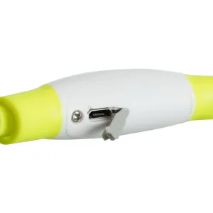 TRIXIE FLASH LIGHT RING USB S-M Svietiaci obojok, zelená, veľkosť S-M