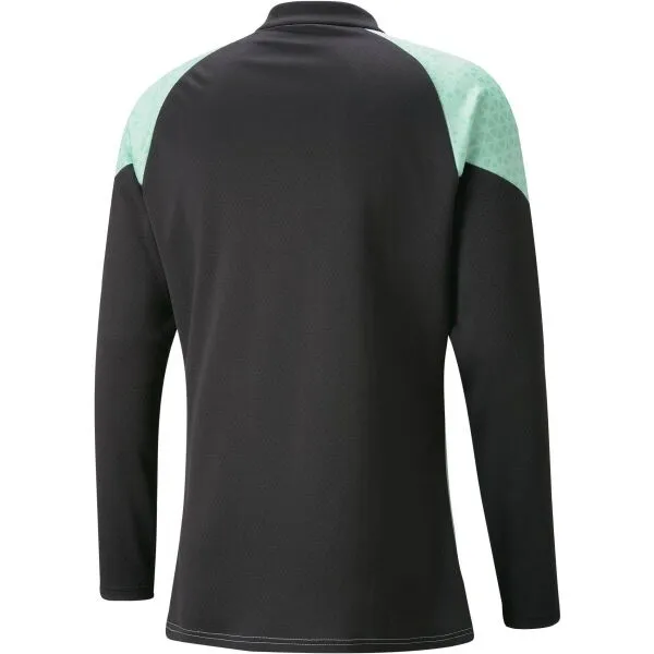 Puma TEAMCUP TRAINING 1/4 ZIP TOP Pánska športová mikina, svetlo zelená, veľkosť
