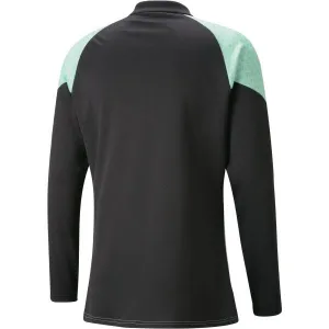 Puma TEAMCUP TRAINING 1/4 ZIP TOP Pánska športová mikina, svetlo zelená, veľkosť