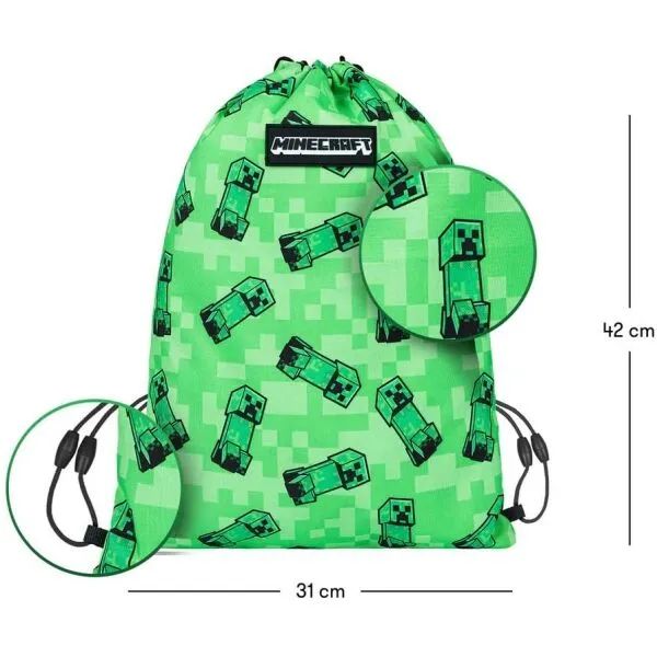 BAAGL 2 SET CREEPER Chlapčenský školský set, zelená, veľkosť
