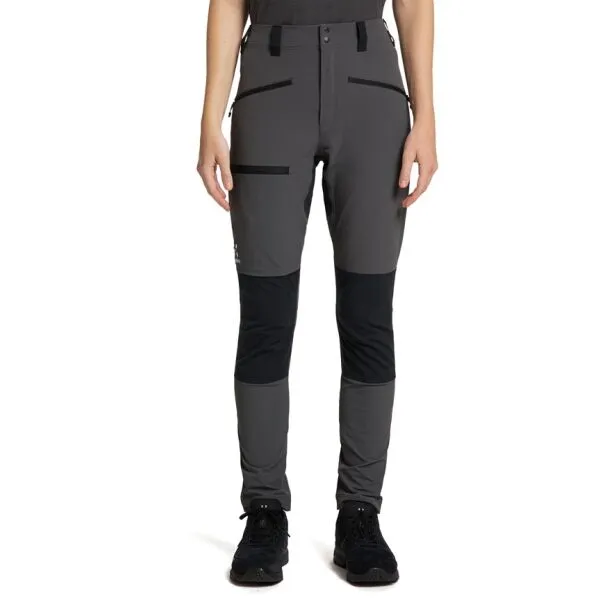 Dámske softshellové nohavice Haglofs Mid Slim Pant - magnetite/true black