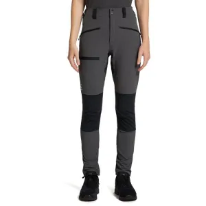 Dámske softshellové nohavice Haglofs Mid Slim Pant - magnetite/true black