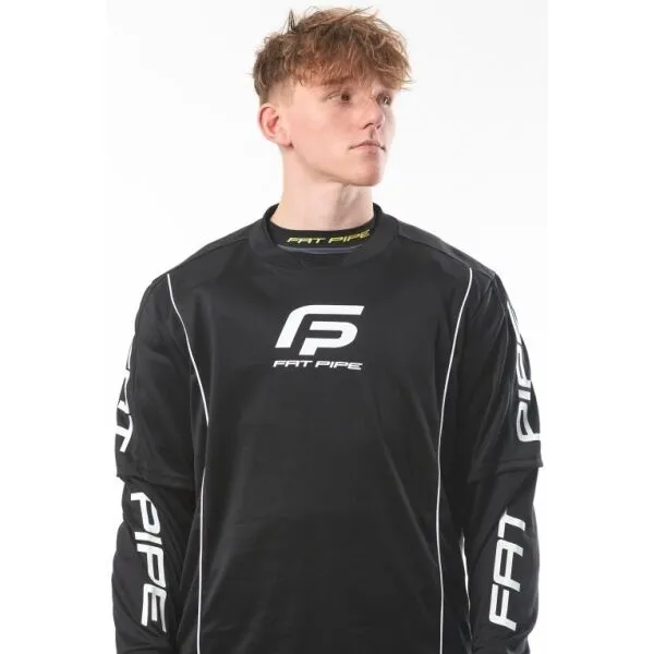 Fat Pipe SHIRT Brankársky dres, čierna, veľkosť