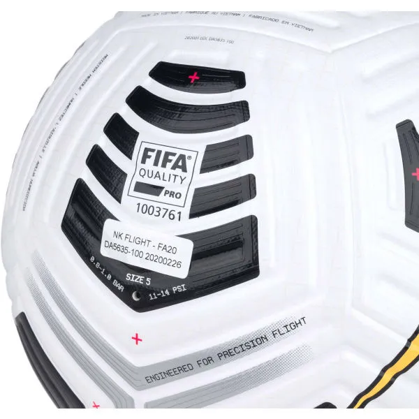 Nike FLIGHT Futbalová lopta, biela, veľkosť