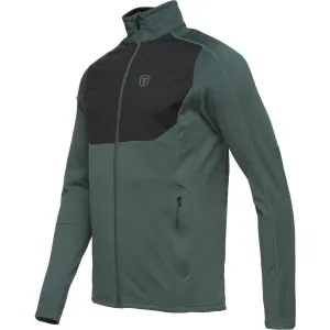 TENSON TXLITE FULL ZIP Pánska funkčná mikina, tmavo sivá, veľkosť
