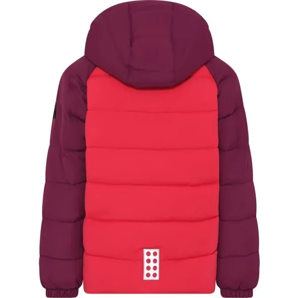 LEGO&reg; kidswear LWJIPE 704 Dievčenská zimná bunda, ružová, veľkosť