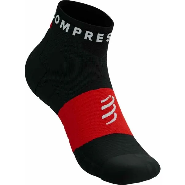 Bežecké ponožky Compressport Ultra Trail Socks v2.0 Low - black/red