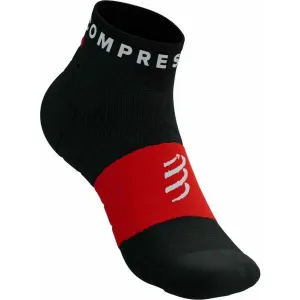 Bežecké ponožky Compressport Ultra Trail Socks v2.0 Low - black/red