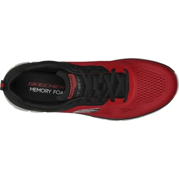 Skechers TRACK Pánska voľnočasová obuv, červená, veľkosť