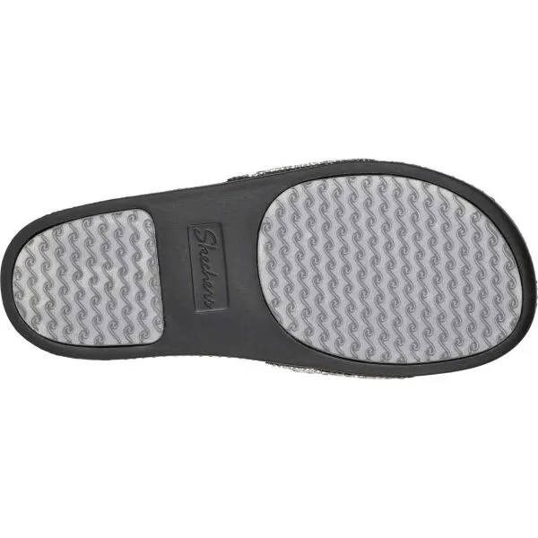 Dámske šlapky (plážová obuv) SKECHERS Pops Up New Spark W black silver