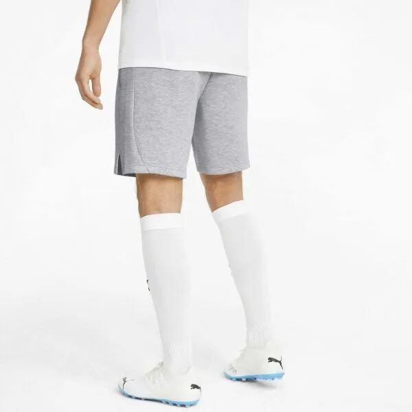 Puma TEAMFINAL CASUALS SHORTS Pánske športové kraťasy, sivá, veľkosť
