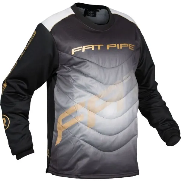 Fat Pipe SHIRT JR Juniorský brankársky dres, čierna, veľkosť