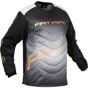 Fat Pipe SHIRT JR Juniorský brankársky dres, čierna, veľkosť