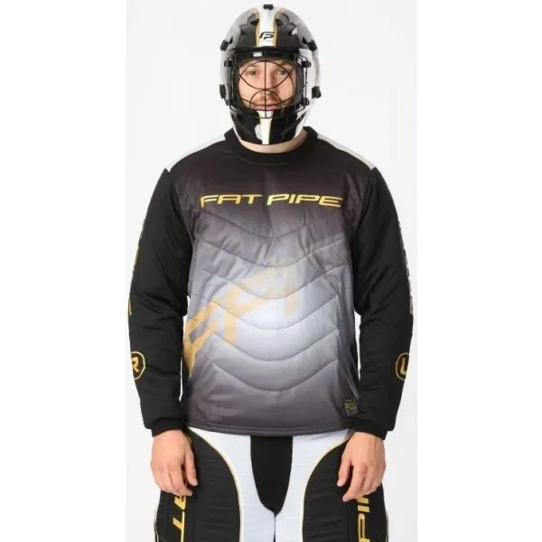 Fat Pipe SHIRT JR Juniorský brankársky dres, čierna, veľkosť