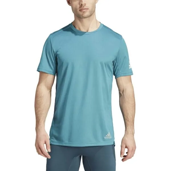 adidas RUN IT TEE M Pánske bežecké tričko, tyrkysová, veľkosť