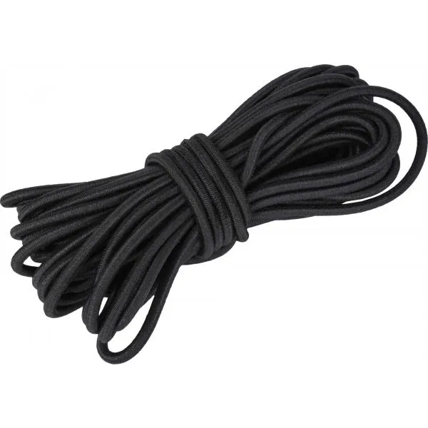 Crossroad SP ELASTIC ROPE Náhradné gumové lanko ku stanom, čierna, veľkosť
