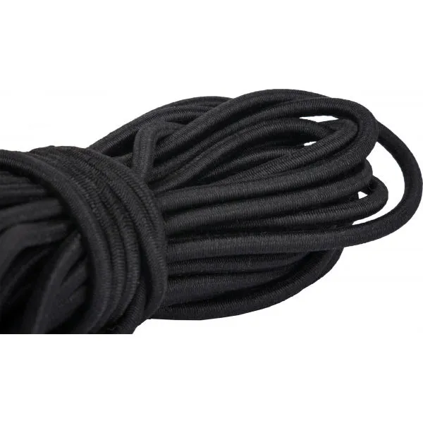 Crossroad SP ELASTIC ROPE Náhradné gumové lanko ku stanom, čierna, veľkosť