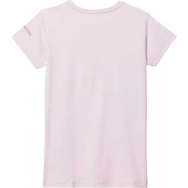 Columbia MISSION PEAK™ SHORT SLEEVE GRAPHIC SHIRT Dievčenské tričko, ružová, veľkosť