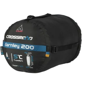Crossroad DARNLEY 200 Spací vak, tmavo modrá, veľkosť 200 cm - ľavy zips