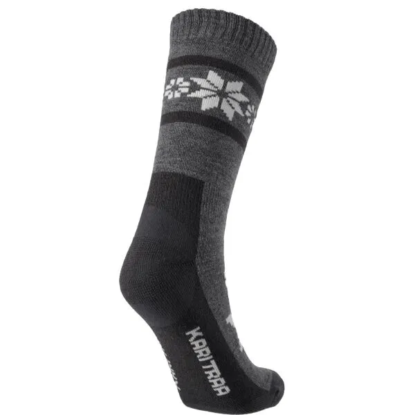 KARI TRAA RUSA SOCK 2PK Dámske  ponožky, tmavo sivá, veľkosť 36-38