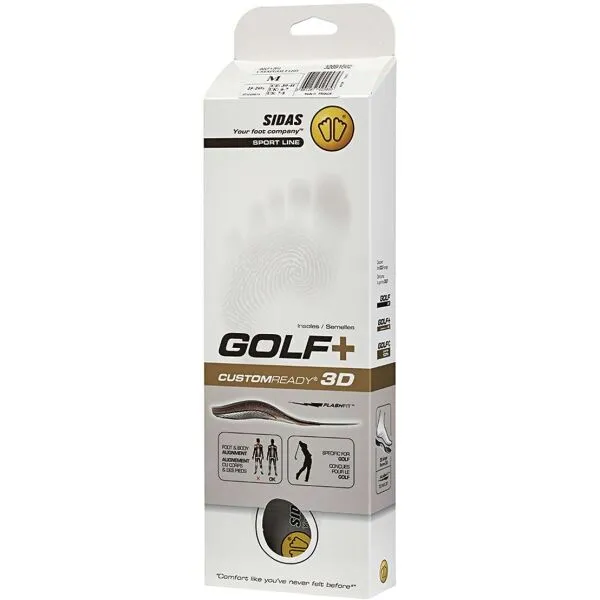 Sidas GOLF+ Vložky do obuvi, sivá, veľkosť 42-43