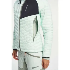 TENSON TOURING PUFFER Dámska skialpová bunda, svetlo zelená, veľkosť