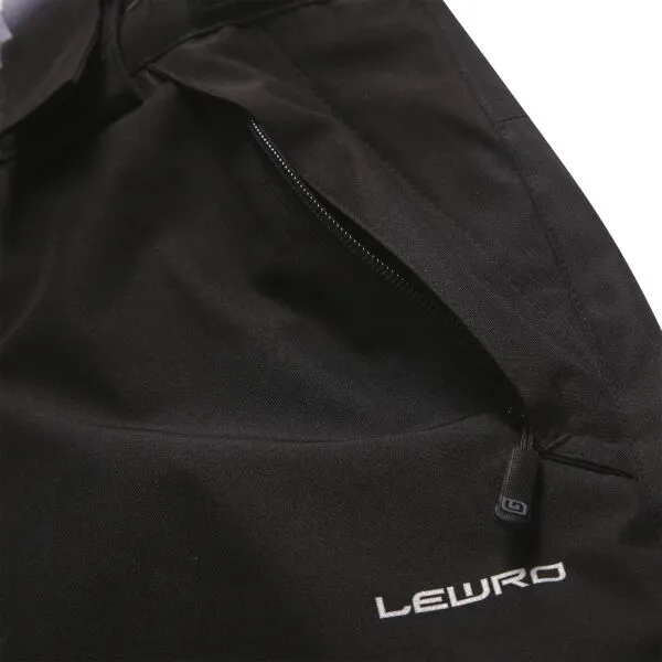 Lewro WALLIS Detské snowboardové nohavice, čierna, veľkosť 116-122