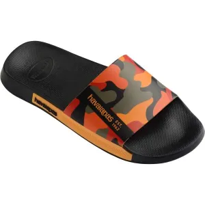 HAVAIANAS SLIDE PRINT Unisex šľapky, čierna, veľkosť 39/40