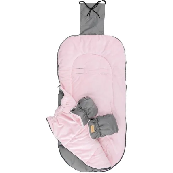 BOMIMI - FLINT PREMIUM fusak 100 cm, silver-pink