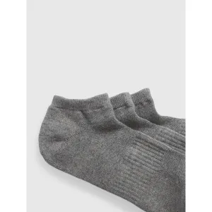 GAP BASIC ANKLE 3PK Pánske ponožky, tmavo sivá, veľkosť
