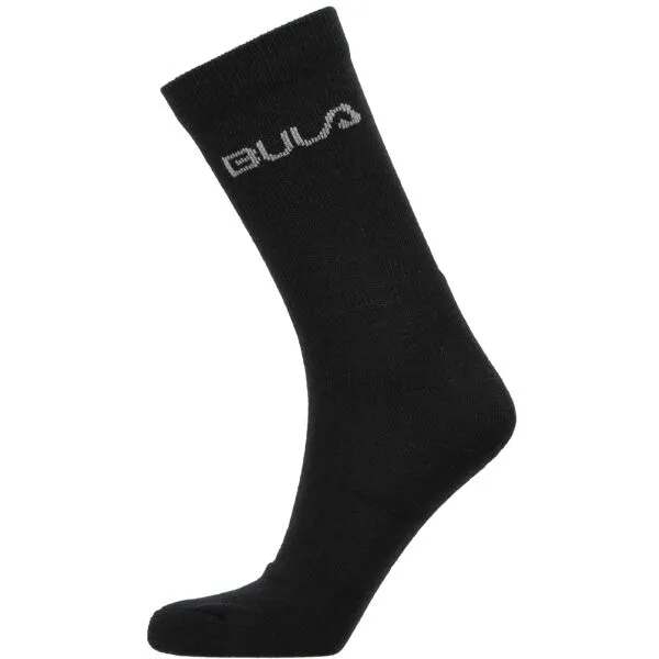 Bula 2PK WOOL SOCK Pánske ponožky, čierna, veľkosť 37-39