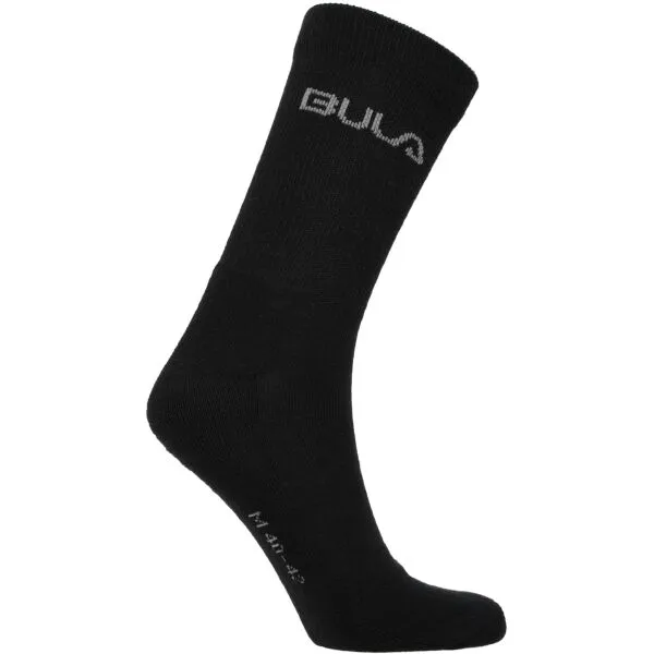 Bula 2PK WOOL SOCK Pánske ponožky, čierna, veľkosť 37-39