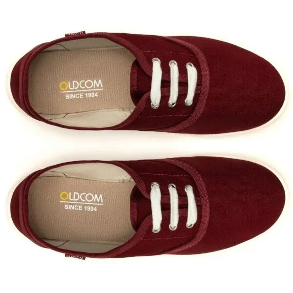 Oldcom OXFORD CANVAS Dámske tenisky, vínová, veľkosť