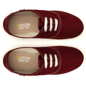 Oldcom OXFORD CANVAS Dámske tenisky, vínová, veľkosť