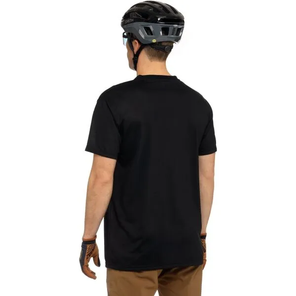 HORSEFEATHERS Funkčné tričko Rooter - chain black BLACK velikost S