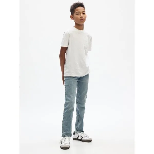 Modré chlapčenské slim fit džínsy Gap